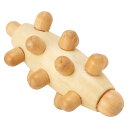 ハンドマッサージャー　イボイボタイプ　握りツボ押し (KS)　木製　Wooden hand massager