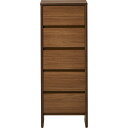 【6%OFFクーポン】タンス チェスト スリムチェスト 衣類収納 収納家具 幅40cm 5段 日本製 国産 新生活 フルオープンレール付き 韓国インテリア