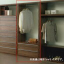 【6%OFFクーポン】ワードローブ チェスト 服吊 洋服収納 収納家具 衣類収納 オープンタイプ 幅60cm 引き出し付き 2段 完成品 日本製 おしゃれ 韓国...
