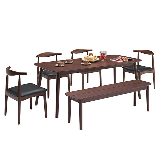 【5000円OFFクーポン配布中】ダイニングテーブルセット テーブルセット 食卓セット 幅165 165幅 ベンチ付き ダイニング6点セット 6人掛け モダン カフェ ダイニング テーブル シンプル 韓国インテリア