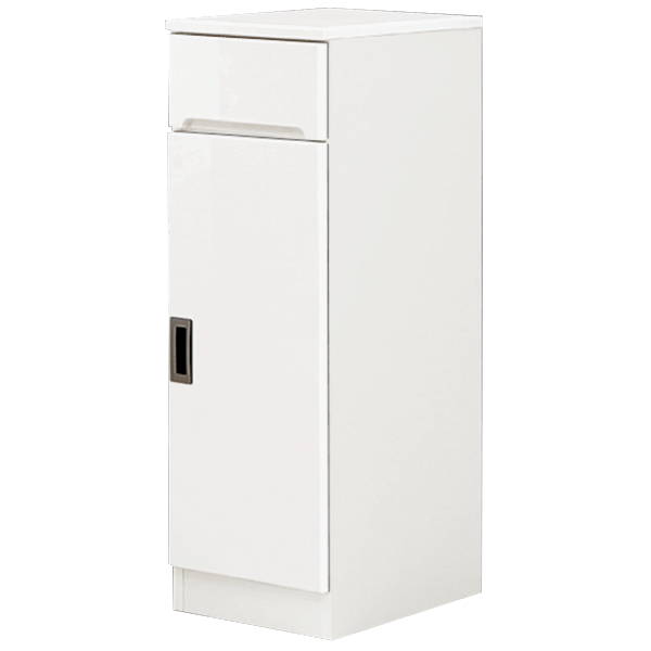 【P10倍！！超簡単エントリー！ 7/4 20:00〜】ダイニングボード 食器棚 すきま収納 食器台 キッチンボード 鏡面仕上げ 艶あり 木製 幅30cm [ ホワイト ] 【 国産 】 カップボード 韓国インテリア