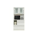 【10%OFFクーポン】ダイニングボード レンジボード レンジ台 キッチンボード 食器棚 カップボード 89.5cm幅 89.5幅 幅89.5 幅89.5cm ...