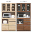 【500円%OFFクーポン】レンジボード レンジ台 食器棚 幅90cm 90幅 完成品 ハイレンジボード ダイニングボード キッチンボード 北欧 おしゃれ 国産...