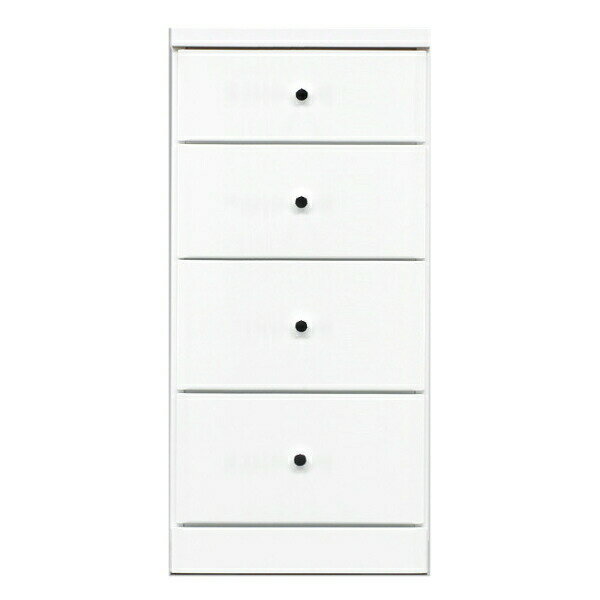 【5％OFFクーポン！！】ミニチェスト チェスト タンス スリムチェスト リビングチェスト 幅40cm 隙間収納 引き出し 4段 木製 おしゃれ 艶あり 日本製 シンプル 完成品 韓国インテリア