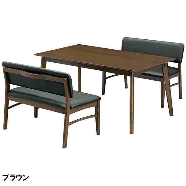 ダイニングテーブルセット 食卓テーブル 食卓セット ダイニング3点 3点セット 4人用 四人用 木製 シンプル モダン 新居 韓国インテリア [2]