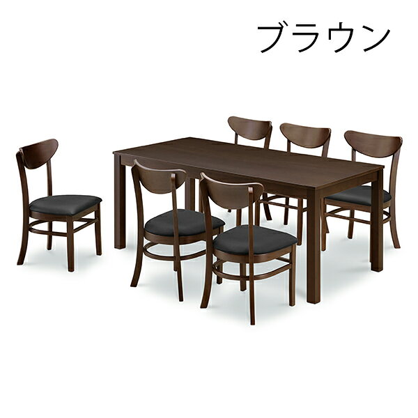 ダイニングセット 食卓セット ダイニング7点セット ダイニングテーブルセット 6人掛け 6人用 木製 リビングインテリア おしゃれ 大川 韓国インテリア [2]
