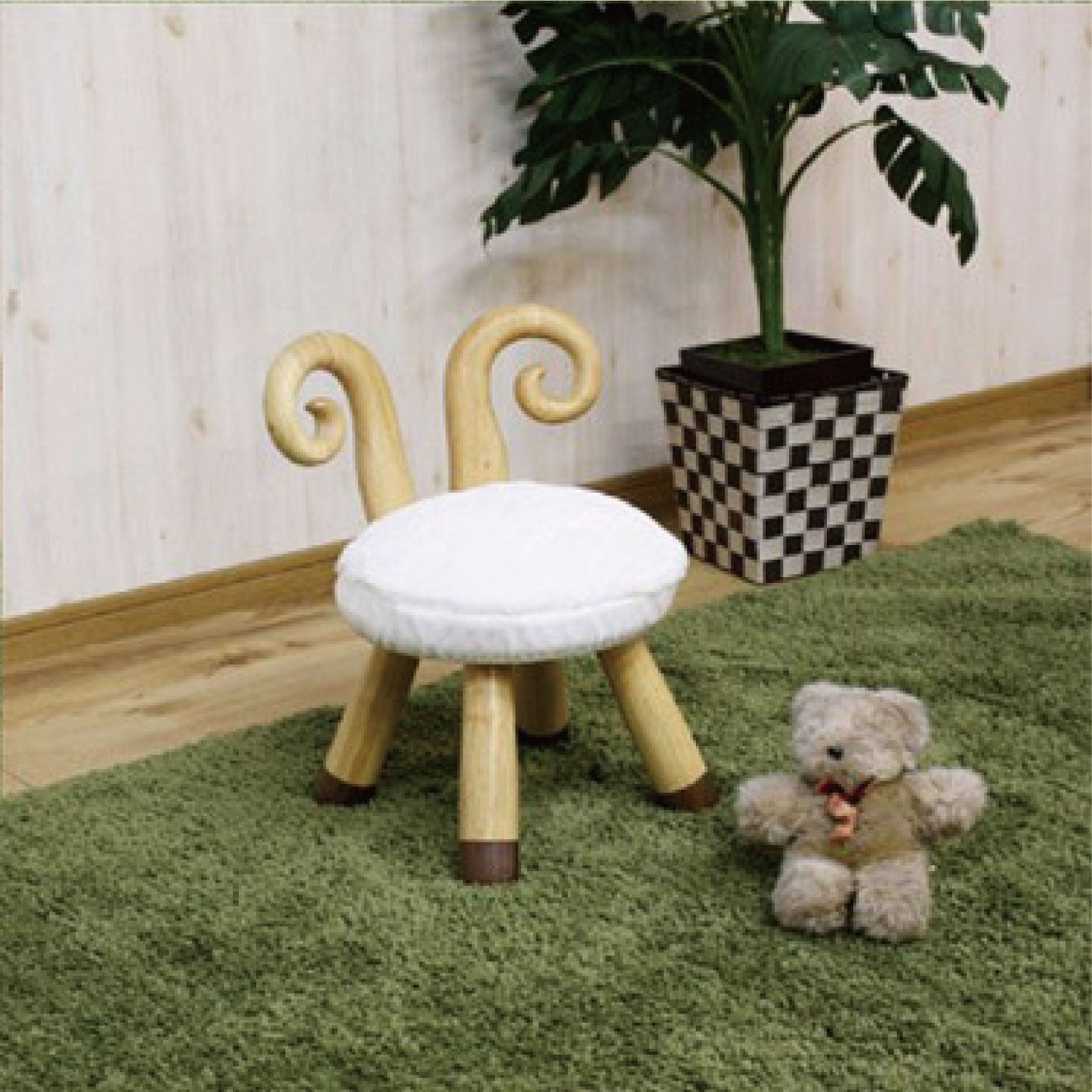 スツール チェア デスクチェア ダイニングチェア 椅子 アニマル 韓国インテリア