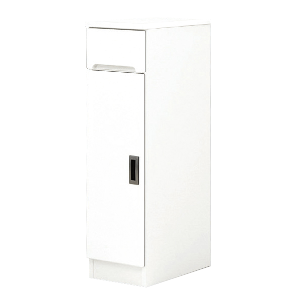 乐天商城 - ダイニングボード 食器棚 すきま収納 食器台 キッチンボード 鏡面仕上げ 艶あり 木製 幅25cm [ ホワイト ] 【 国産 】 カップボード 韓国インテリア