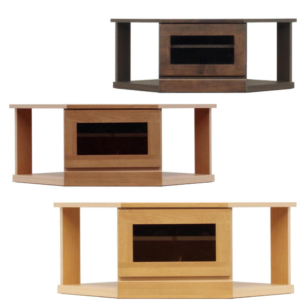 テレビ台 テレビボード コーナー ローボード 幅75cm TV台 TVボード 木製 テレビチェスト AVチェスト シンプル モダン 北欧 【 完成品 】