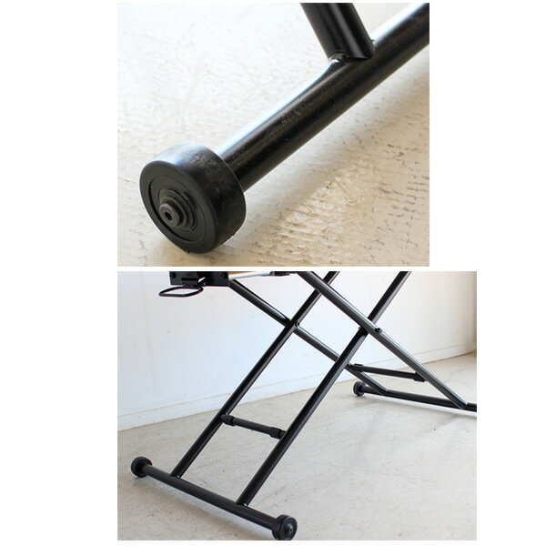 センターテーブル テーブル 昇降式 幅90cm シンプル ウォールナット突板 脚部スチール 完成品 韓国インテリア [2]