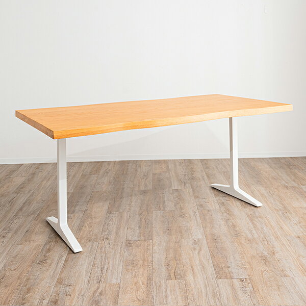 【5000円OFFクーポン配布中】ダイニングテーブル リビングテーブル 机 モダン 引越 新居 大川 幅200cm 200cm幅 奥行90cm 木製 シングル脚 韓国インテリア [3]