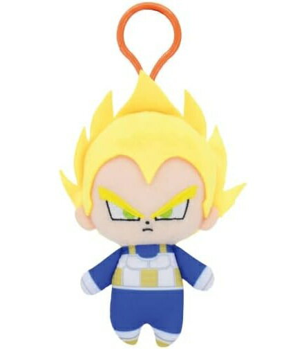 ドラゴンボールDAIMA　プラフックつきChibiぬいマスコット（超サイヤ人ベジータ）
