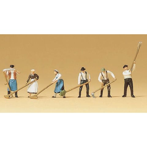 preiserプライザー79055　農作業（干し草の収穫）【Nゲージ人形】【塗装済み】【ジオラマ小物】【ネコポス可】のサムネイル