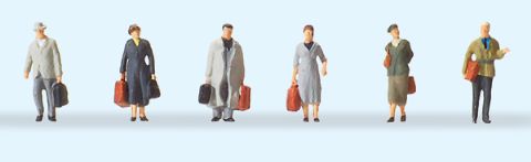 preiserプライザー79219　旅行者【Nゲージ人形】【塗装済み】【ジオラマ小物】【ネコポス可】