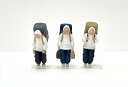 【再リニューアル】【日本人】1/80 行商人のおばあちゃんたちA 3体セット【塗装済み】