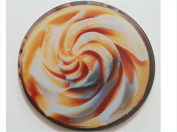 アクリルジオラマベース　スイーツA　円形6センチ　展示台　フリマイベント展示台に【ネコポス可】