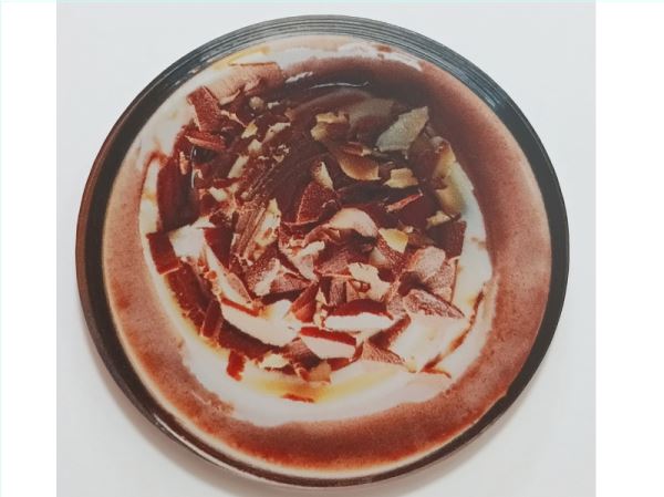 アクリルジオラマベース　スイーツD　円形6センチ　展示台　フリマイベント展示台に【ネコポス可】