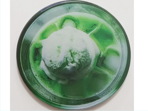 アクリルジオラマベース　スイーツG　円形10センチ　展示台　フリマイベント展示台...