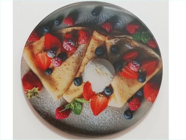 アクリルジオラマベース　スイーツK　円形10センチ　展示台　フリマイベント展示台...