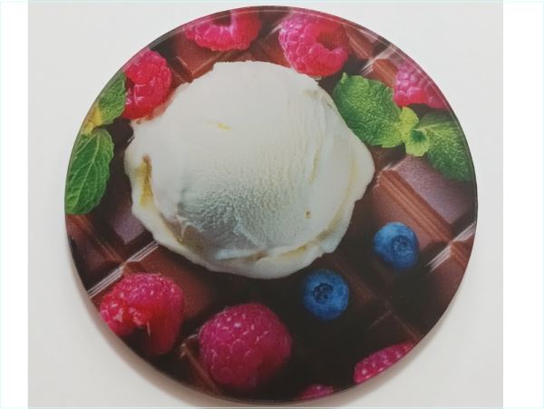 アクリルジオラマベース　スイーツM　円形10センチ　展示台　フリマイベント展示台...