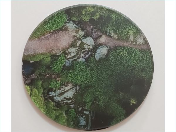 アクリルジオラマベース　地面H　円形6センチ　展示台　フリマイベント展示台に【...