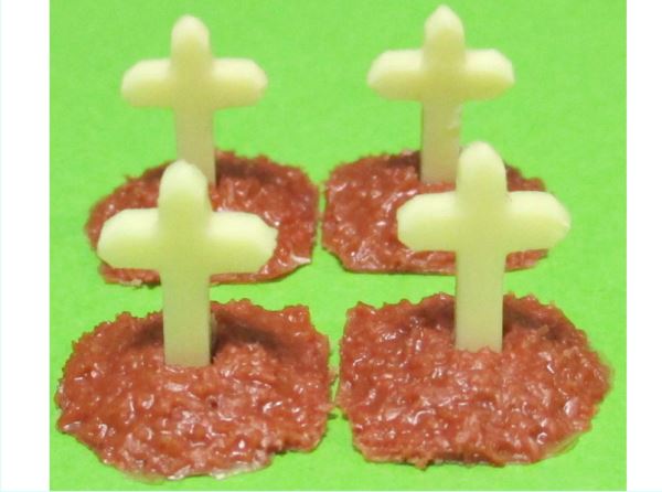 ゲーム風「簡易墓地」【YSK】【鉄道模型】【レジンキット】【フリースケール】【ゲーム風】【ネコポス..