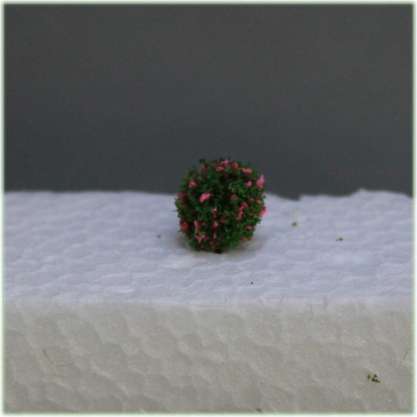 建築模型植栽素材 玉物ツツジサツキA 20mm 10本 庭園樹木外構デザイン