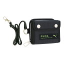 キッズ財布 PUMA ダブルホック LCP ウォレット クツワ 男の子 小学生 子供 プーマ こども ジュニア 男子 二つ折り財布 ファスナー パスケース コイ...