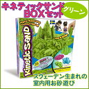 キネティックサンド BOXセット グリーン(専用トレイ付 型...