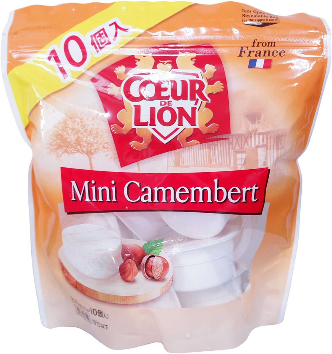 COEUR DE LION（クール・ド・リオン）『ミニ カマンベールチーズ 250g（10P）』