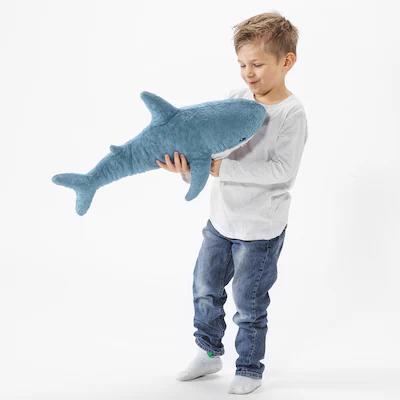 IKEA イケア BLÅHAJ ソフトトイ ベビーシャーク （005.406.64）ぬいぐるみ サメ さめ ミニサイズ　約55 cmの商品画像 2