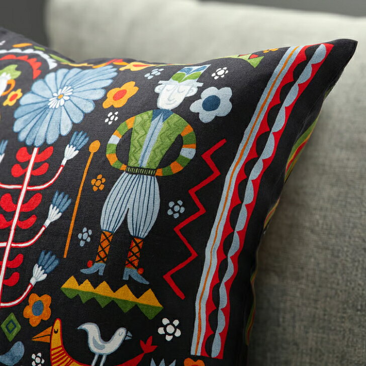 IKEA イケア TRATTKAKTUS トラットカクトゥス クッションカバー 50x50 cm(406.144.03)スウェーデン 伝統 カラフル ☆ポスト投函でお届け [2]