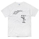 ドローンUFO Tシャツ オリジナルプリントTシャツ半袖 半そで カジュアル メンズ レディース オリジナルデザイン イラスト かわいい 楽しい