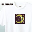 NFT Blitmap Tシャツ #10 LooneyNFT ルーニー 月 ドット絵 ピクセルアートイラスト アパレル グッズ キャラクターホワイト S M L XLブリットマップ