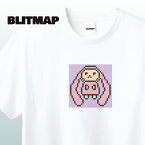 NFT Blitmap Tシャツ #41 AmaiNFT アマイ 甘い メンヘラ イラスト アパレル グッズ キャラクターホワイト S M L XLブリットマップ