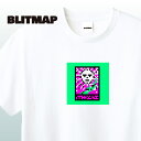 NFT Blitmap Tシャツ 1465 The Sun BlitNFT サンブリット ドット絵 ピクセルアート イラスト アパレル グッズ キャラクターホワイト S M L XLブリットマップ