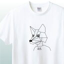 NFT COVERED PEOPLE カバードピープル FOX WALLET Line drawingキツネウォレット TシャツNFTアート イラスト アパレル...