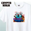 CryptoNinjaPartners Leelee-Scenery-sea 15097CNP グッズ Crypto Ninja Partners クリプト忍者 クリプトニンジャパートナーズ パンダリーリー 忍者 忍術 クナイ 風林火山 かっこいい TシャツNFT イラスト アパレル グッズ キャラクターホワイト S M L XL