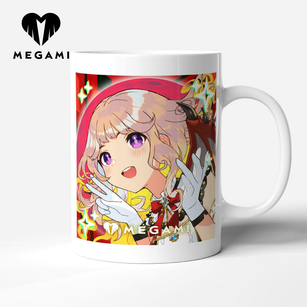NFT MEGAMI(メガミ) マグカップ　Megami #06224 マグカップイラスト陶器カップ コーヒーカップ お土産 ..