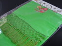 【特選】正絹しごき(子供用)「まりの刺繍・七宝飾り房(緑)」【smtb-k】【w3】【10P03Dec16】