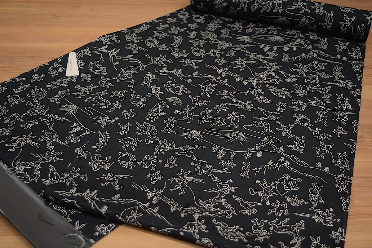 楽天市場】鳥獣戯画(反物|和服):レディースファッションの通販 楽天市場】鳥獣戯画(反物|和服):レディースファッションの通販