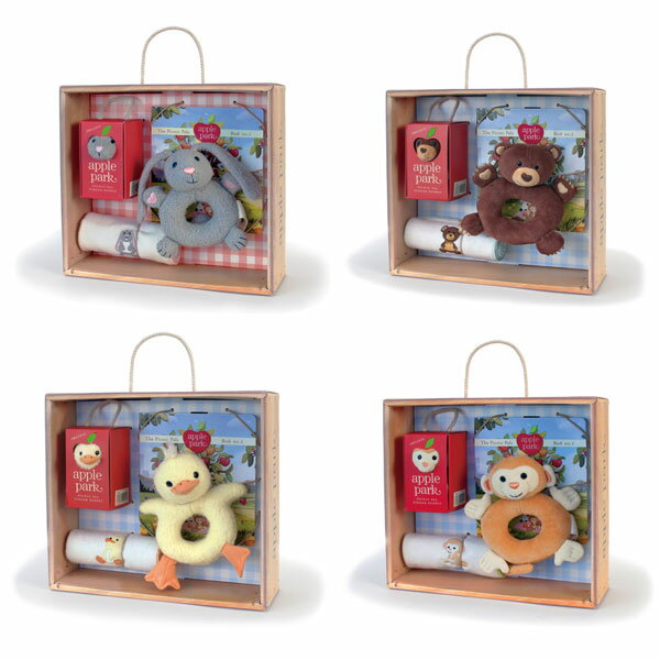 アップルパーク ベビーギフト ボックスセット パペット 出産祝い オーガニック 贈り物 赤ちゃん ベビー