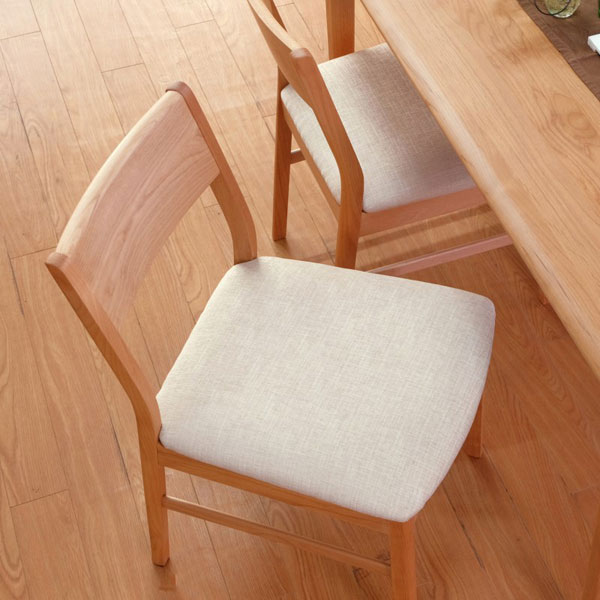天然木 ダイニングチェア 2脚セット アルダー材 食卓椅子 完成品 ERIS-2 DINING CHAIR 101-03437 [2]