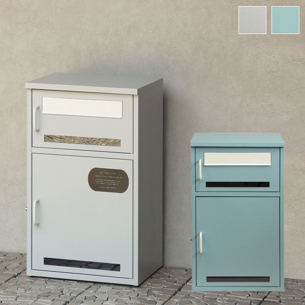 Loretta ロレッタ 宅配ボックス付ポスト 幅41.5cm 郵便ポスト付宅配ボックス 錆びにくい加工 ガルバナイズド処理 PBX-159/PBX-160 MOJYU