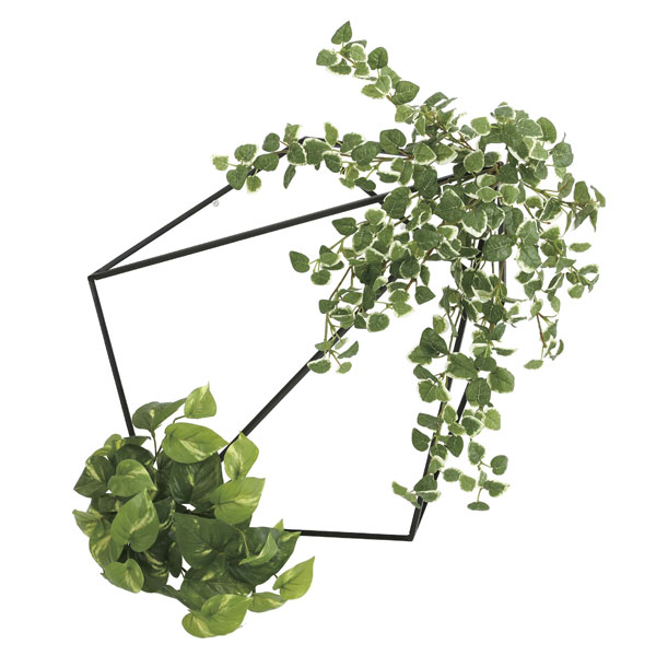 光の楽園 壁面緑化プミラ＆ポトス 2000A180 アートグリーン フェイクグリーン 人工観葉植物 光触媒