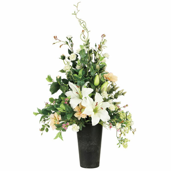 光の楽園 スタイリッシュカサブランカ 537K155 アートフラワー 造花 光触媒