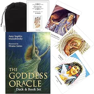 【オラクルカード】 【US Games Systems】 【正規販売店】 ゴッデス オラクル 英文解説書付き The Goddess Oracle Deck & Book Set 占い