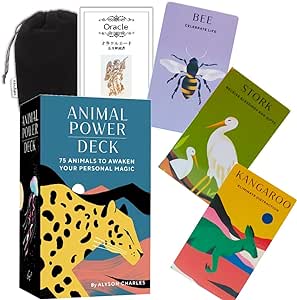 【オラクルカード】 【Chronicle Books】 【正規販売店】 アニマル パワー デッキ Animal Power Deck 動物 占い カード