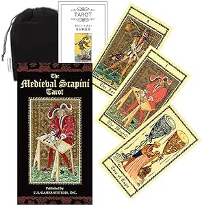 ڥåȥɡ US Games Systems Ź ǥХ ԡ å The Medieval Scapini Tarot å ꤤ