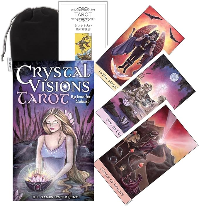 【タロットカード】 【US Games Systems】 【正規販売店】 クリスタル ビジョン タロット Crystal Visions Tarot タロット 占い